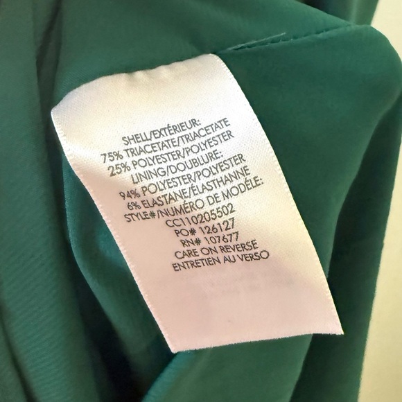 ALICE + OLIVIA Montana Cowl Neck Slip Gown Maxi Dress Deep Emerald Green Sz 8 - Picture 5 of 6